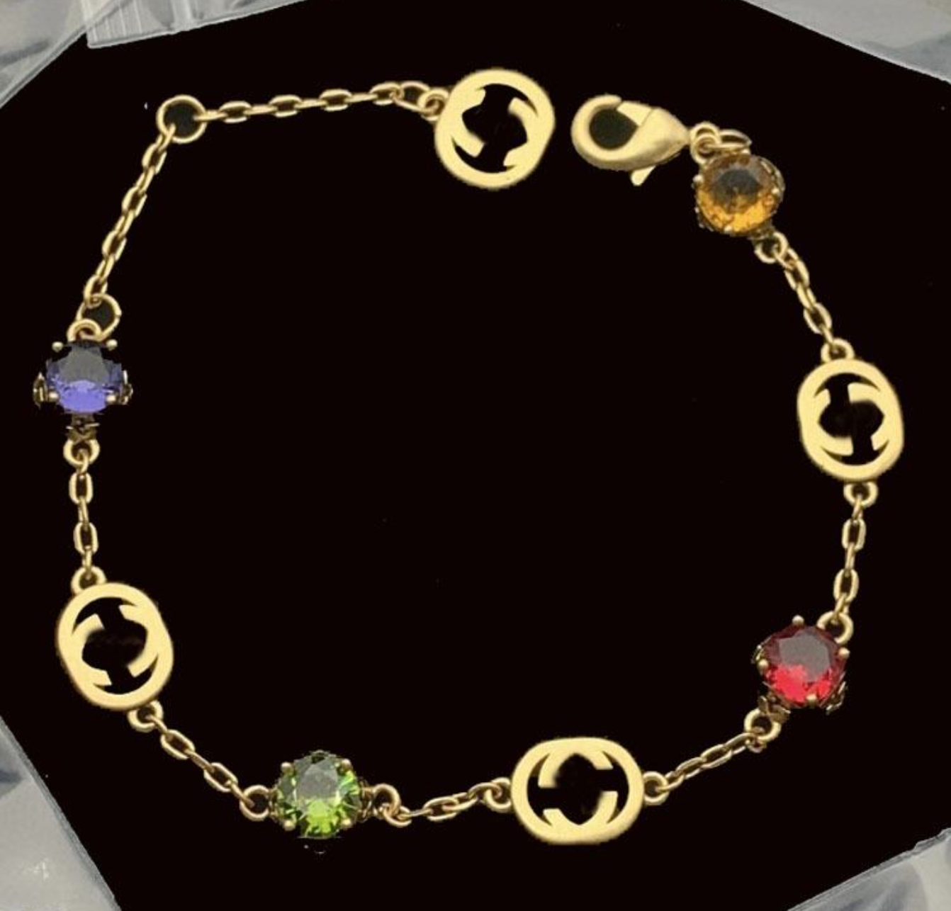 Vintage Luxury Colorful Crystal Bracelet for Women