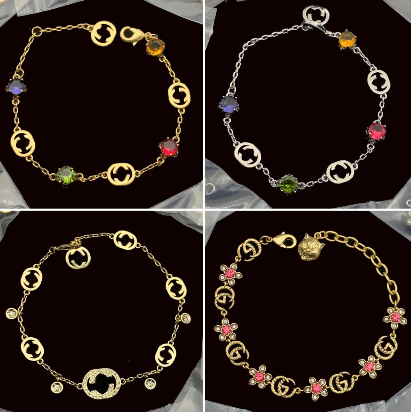 Vintage Luxury Colorful Crystal Bracelet for Women