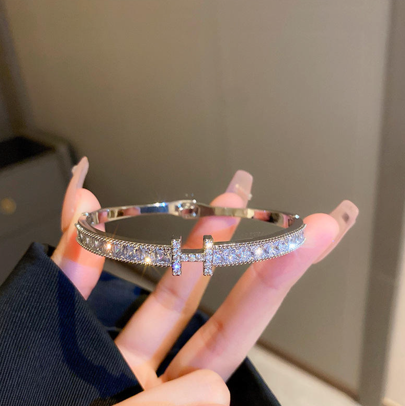 Luxury H-Shape Stainless Steel Bracelet