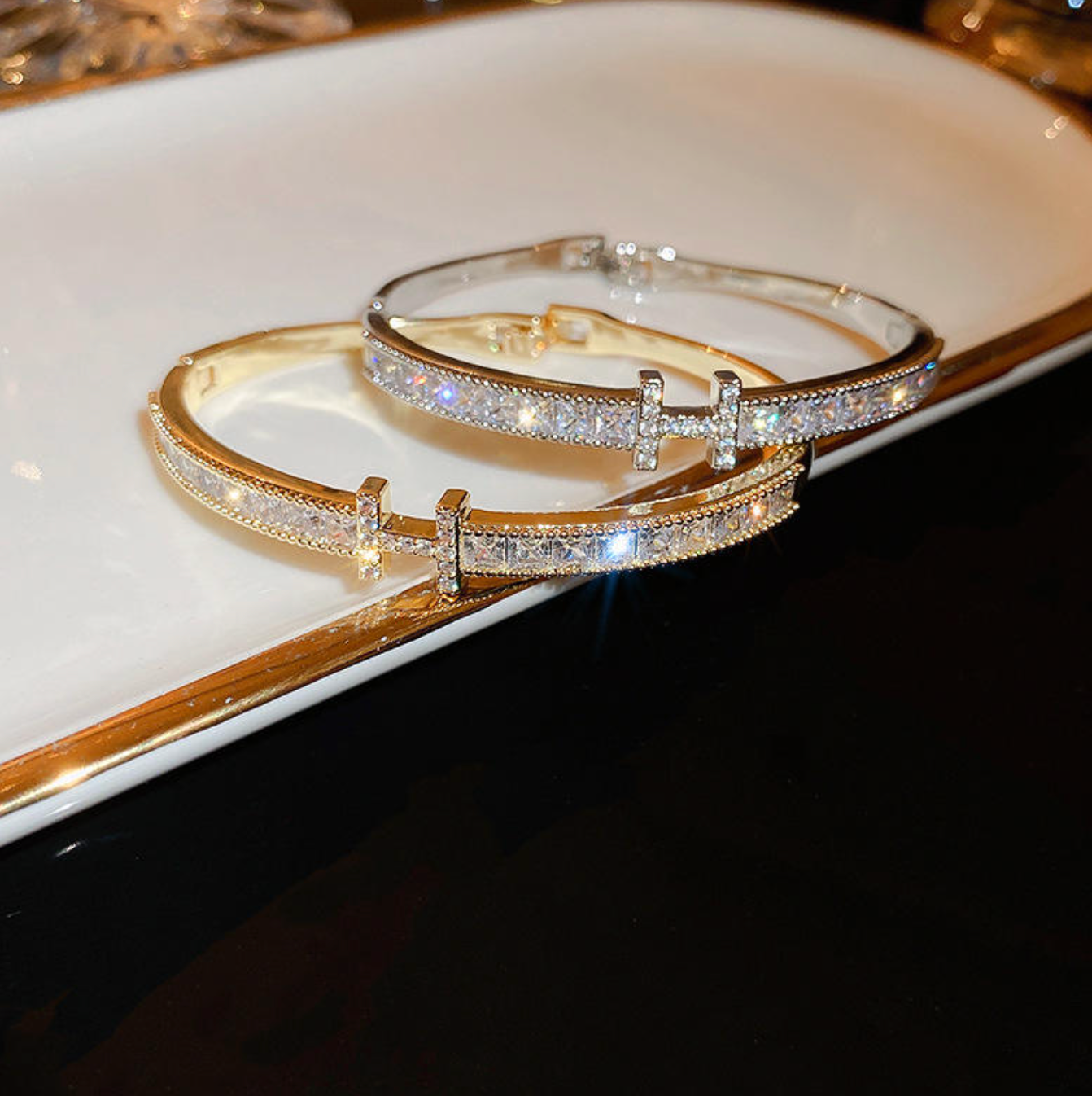 Luxury H-Shape Stainless Steel Bracelet