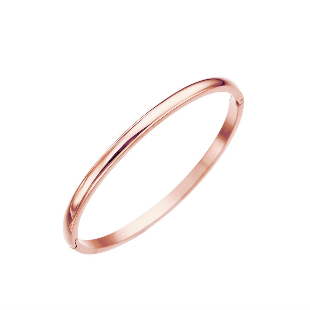 Luxury Titanium Steel Open Bracelet for Women