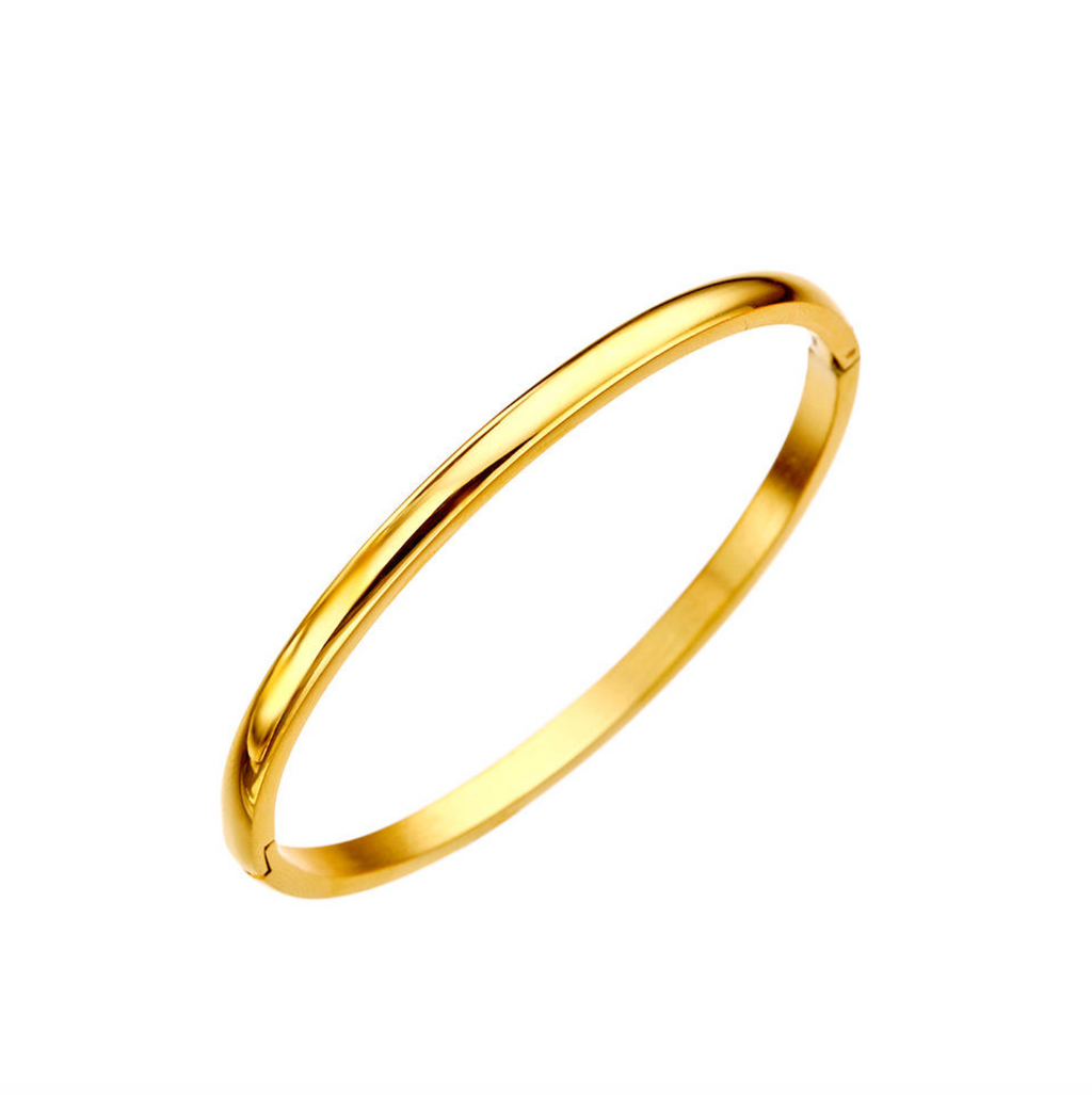 Luxury Titanium Steel Open Bracelet for Women