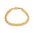 Luxury Leaf Crystal Bracelet for Women