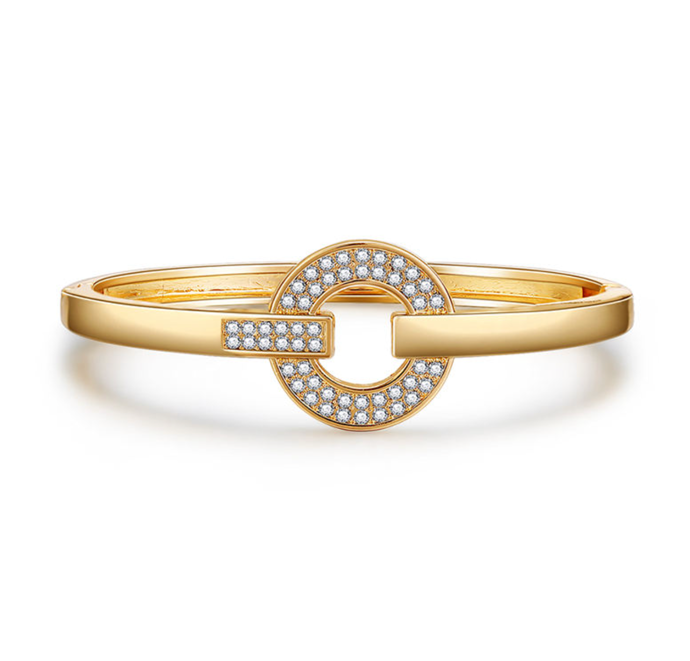 Luxury Belt-Shaped Zircon Bracelet for Women